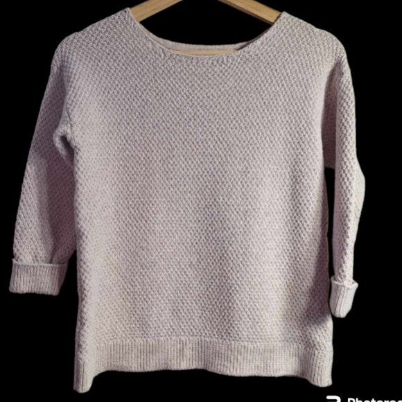 Fat Face Textured Knitted Sweater in Beige Color Size 4 - Picture 1 of 10